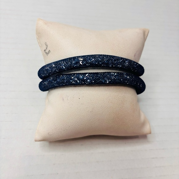 SWAROVSKI Stardust Blue Double Bracelet - Picture 2 of 7